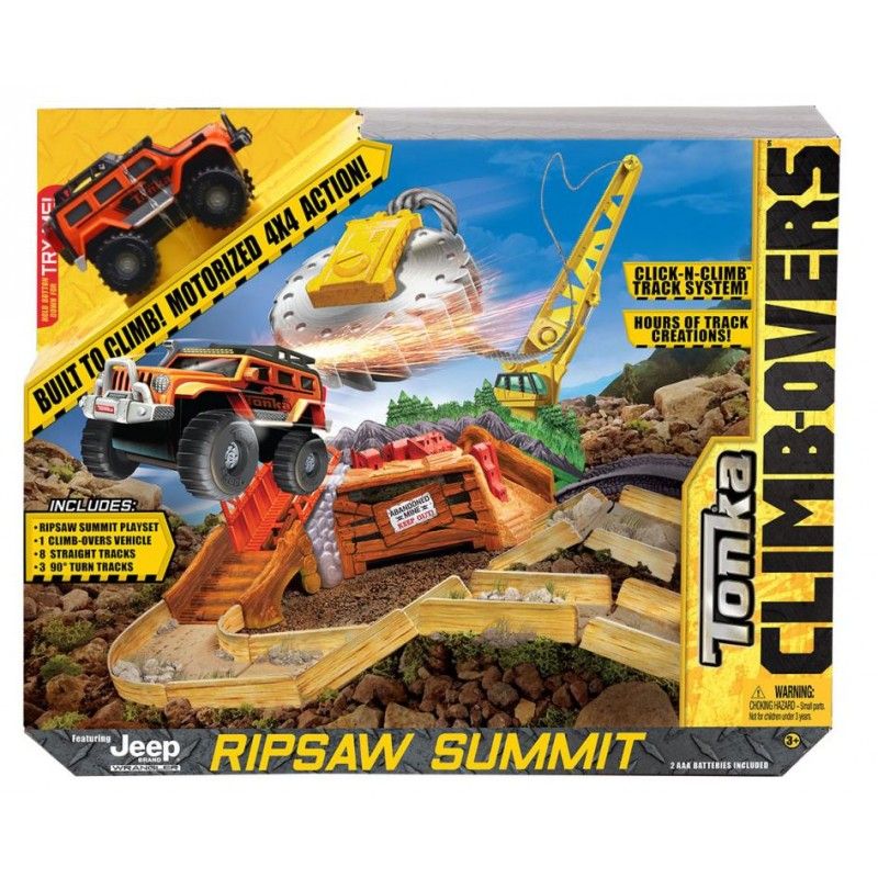 Tonka Climb-Overs Jeep Ripsaw Summit Toy Car Set