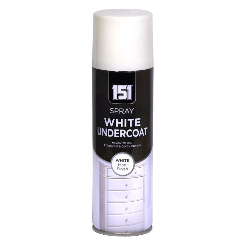 151 Undercoat Spray Paint 250ml - White