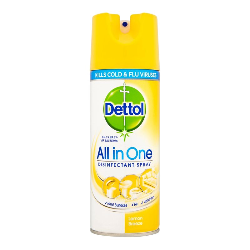 Dettol All In One Disinfectant Spray Lemon Breeze 400ml