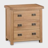 See more information about the Cotswold Oak Chest Of 3 Drawers