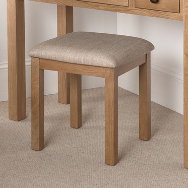 Product photograph of Cotswold Oak Chairs Stool Natural from QD stores
