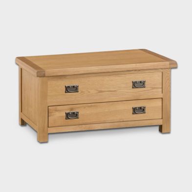 See more information about the Cotswold Blanket Box Oak 1 Door 1 Drawer
