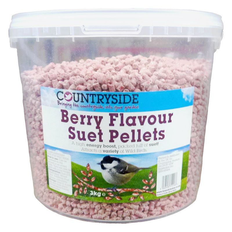 3kg Tub Berry Suet Pellets