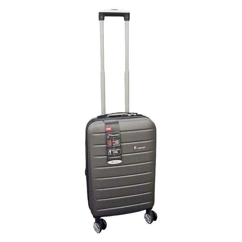 IT Luggage 19 Inch Silver 4 Wheel Legion Suitcase
