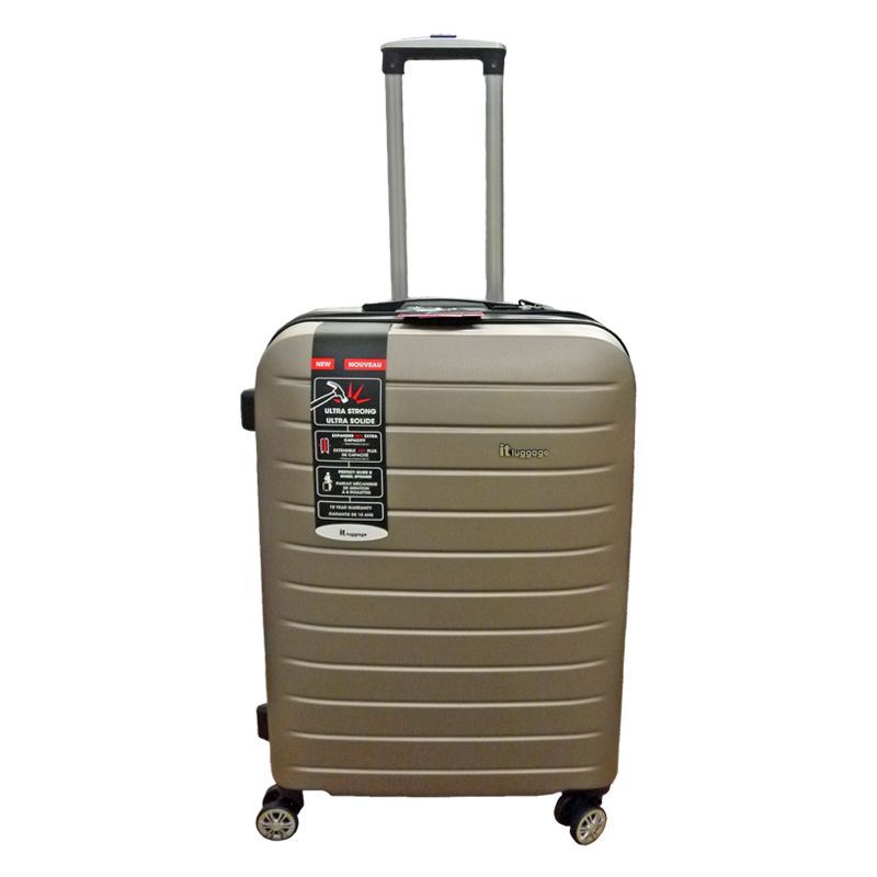IT Luggage 25 Inch Gold 4 Wheel Legion Suitcase