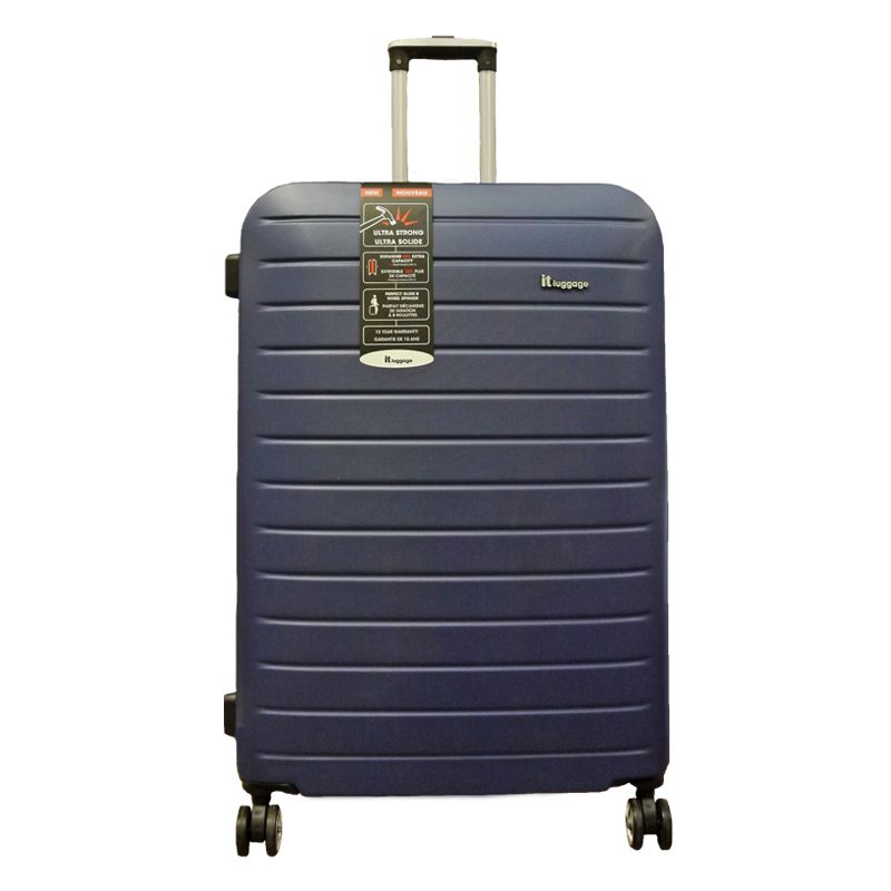 IT Luggage 29 Inch Blue 4 Wheel Legion Suitcase