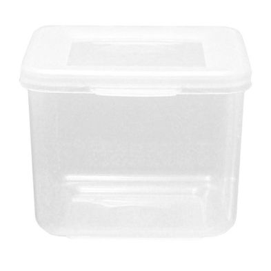 Plastic Food Container Square 300ml Clear By Beaufort