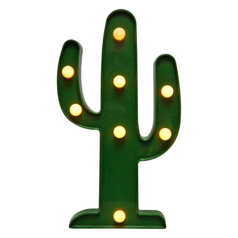 Green Cactus 8L LED Warm White Light