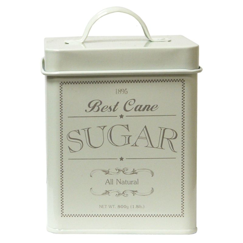 Sugar Country Kitchen Storage Jar Tin