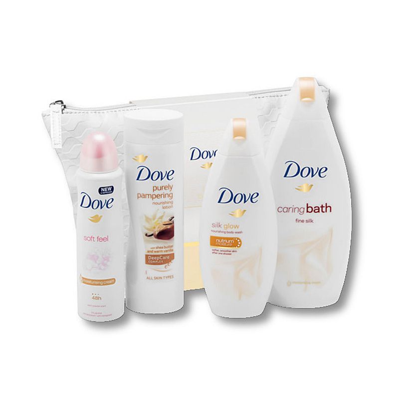 Dove Wash Bag Love Collection Gift Set