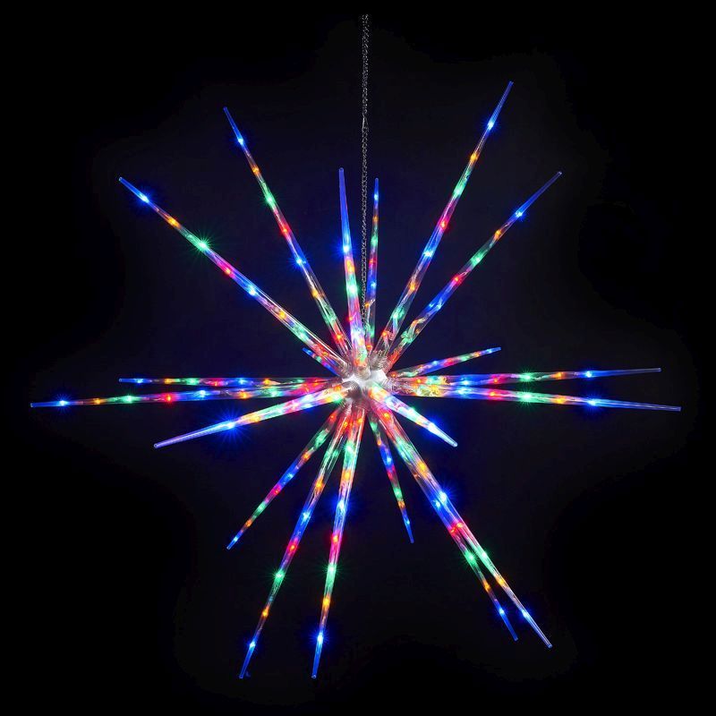 160 LED Multicolour Starburst Christmas Light