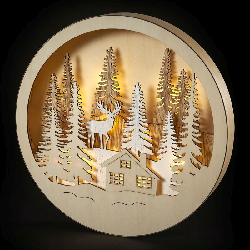 House Forest Warm White LED Hanging Light 25cm