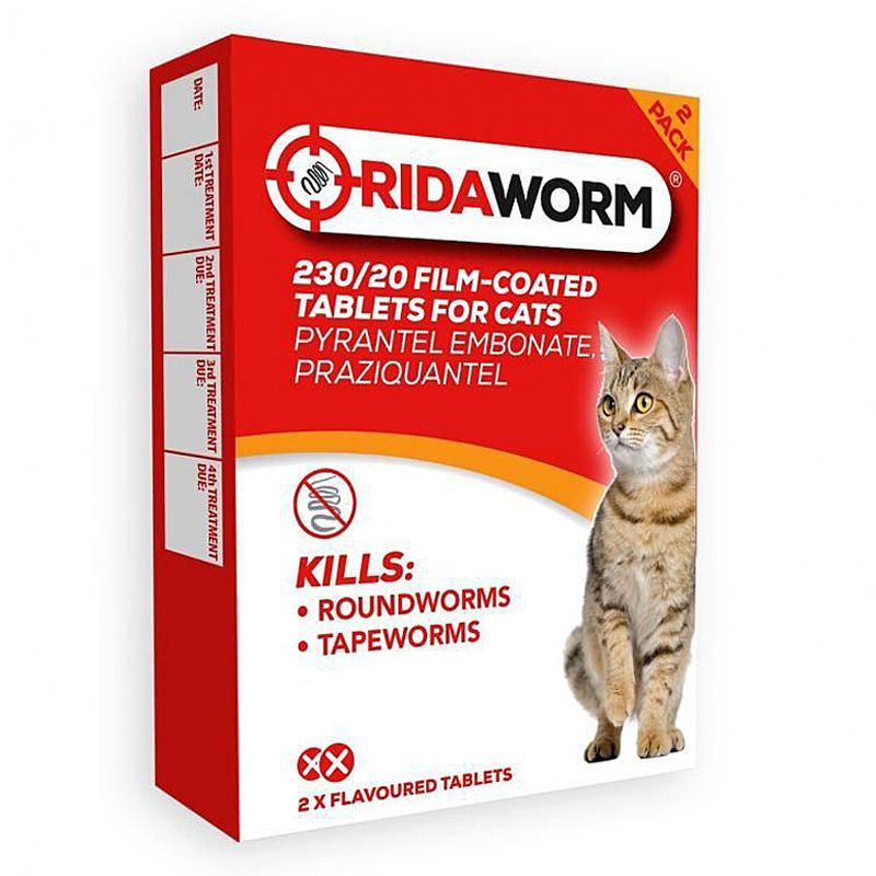 Ridaworm 2 Tablets For Cats