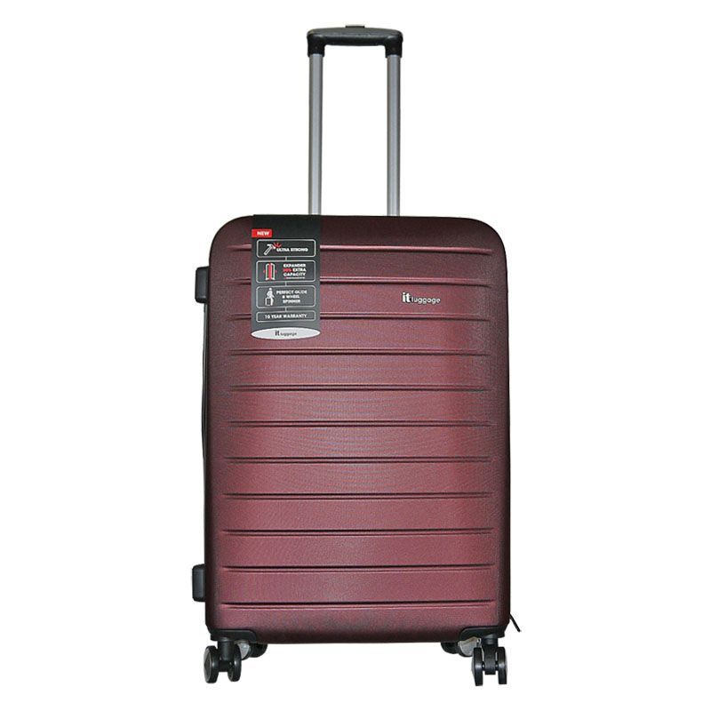 IT Luggage 25 Inch Red 4 Wheel Legion Suitcase