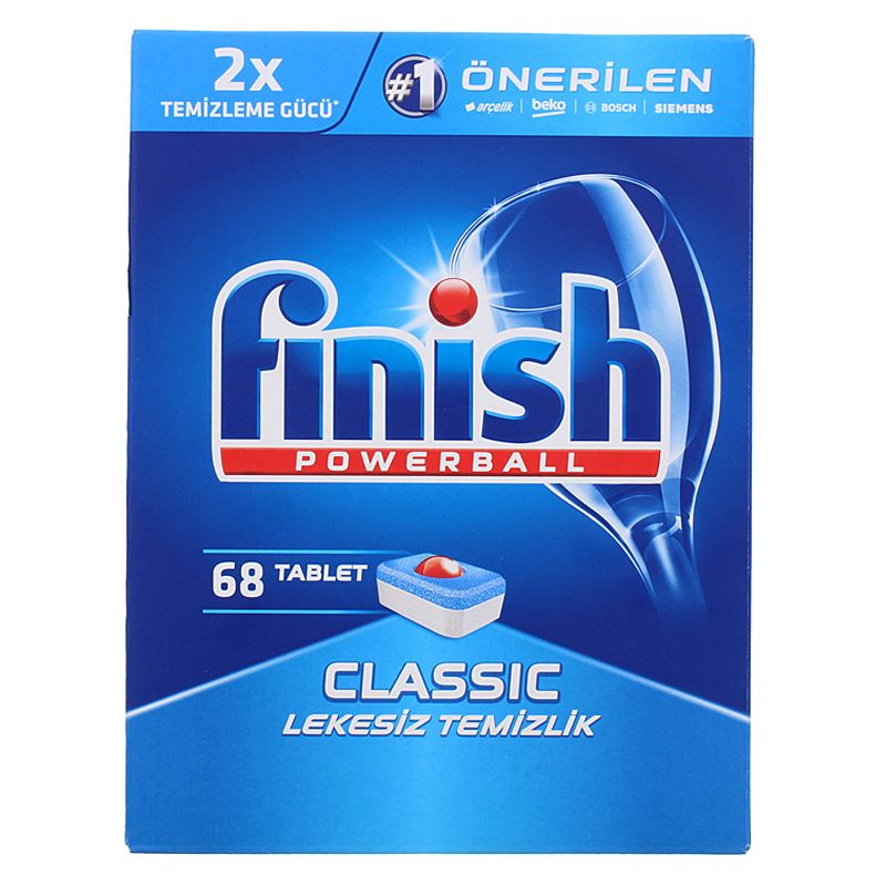 Finish Powerball Classic Dishwasher Tablets 68 Washes