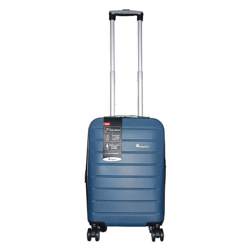 IT Luggage 19 Inch Light Blue 4 Wheel Legion Suitcase