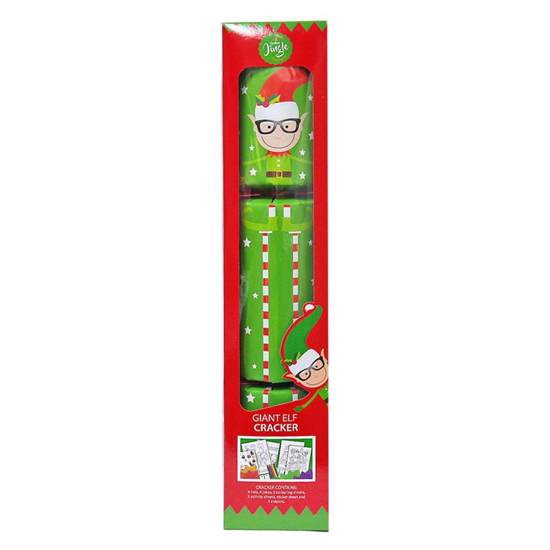 55cm Elf On Stilts Giant Cracker