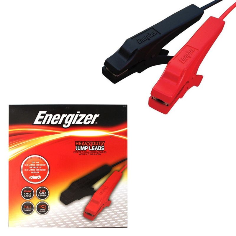 Energizer 3M Illuminated Super Heavy Duty Booster Cables 25mm