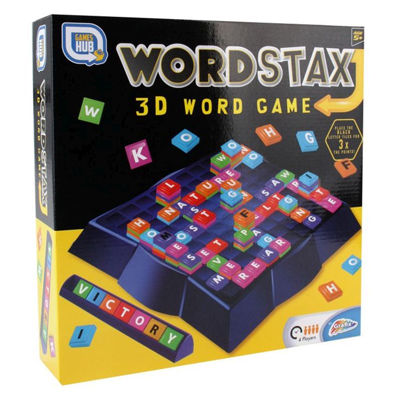 Games Hub Word Stax 3d Word Board Game
