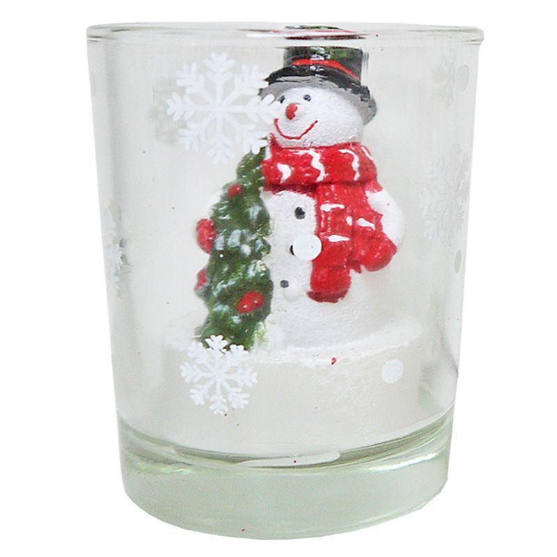 Christmas Character Candle Snowman
