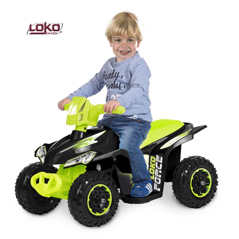 Loko Force Quad Bike Green With Battery & Charger