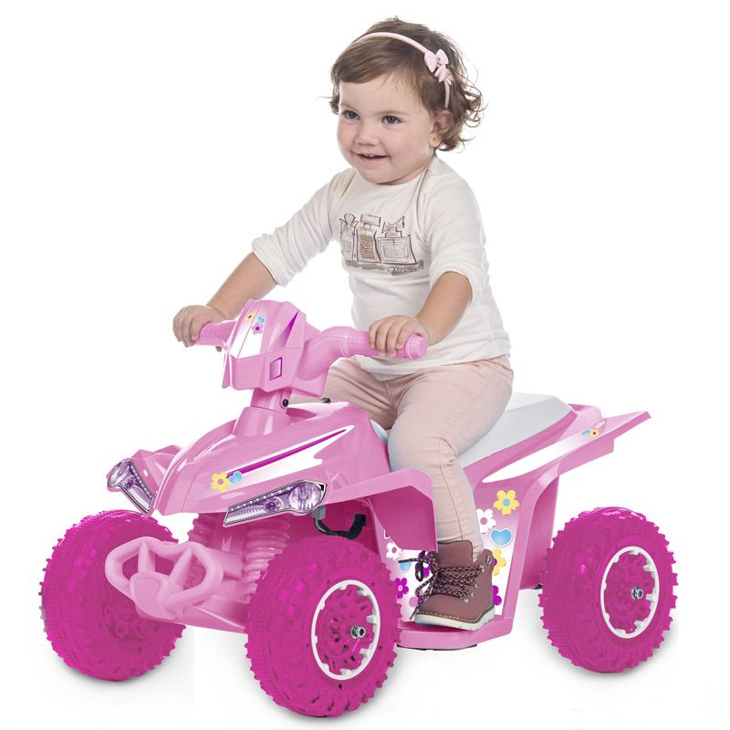 Loko Force Quad Bike Pink With Battery & Charger