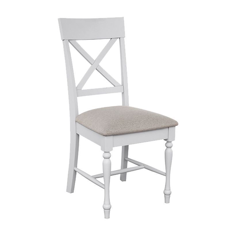 Olivia Oak Fabric Seat Dining Chair
