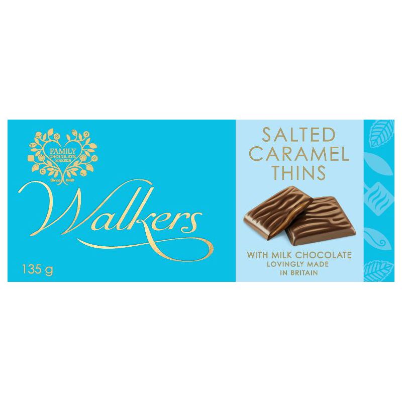 Walkers After Dinner Salted Caramel Thins 135g