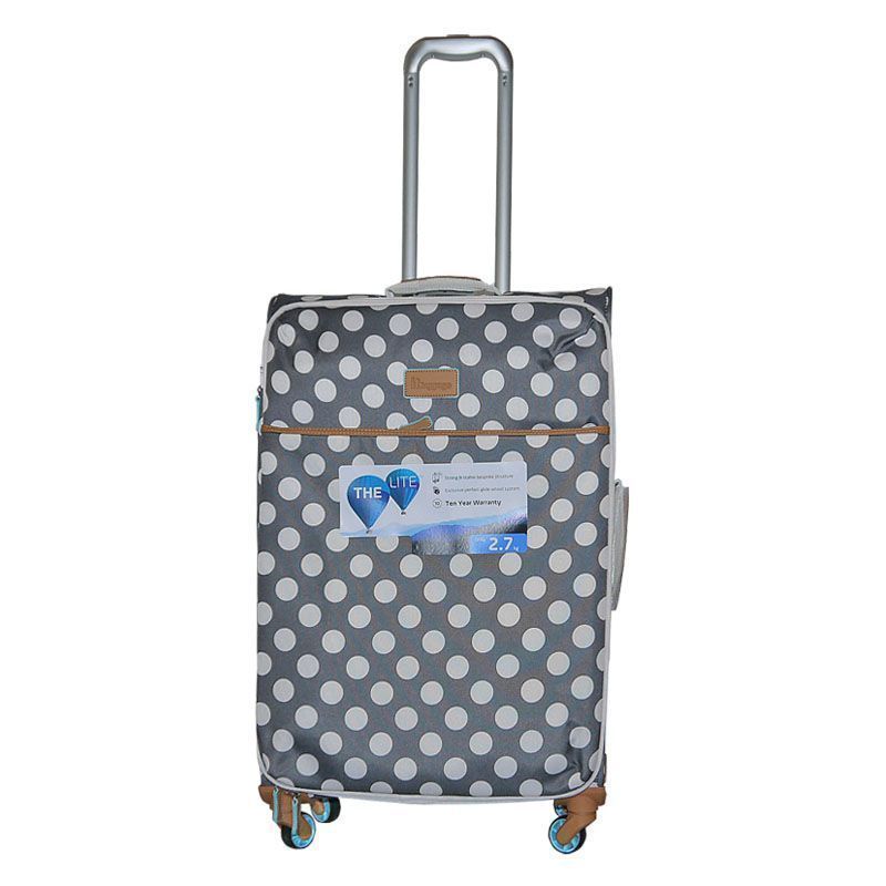 IT Luggage 27 Inch Grey The Lite Summer Spots Suitcase