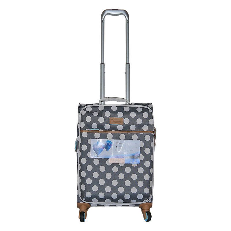 IT Luggage 22 Inch Grey The Lite Summer Spots Suitcase - Buy Online at ...
