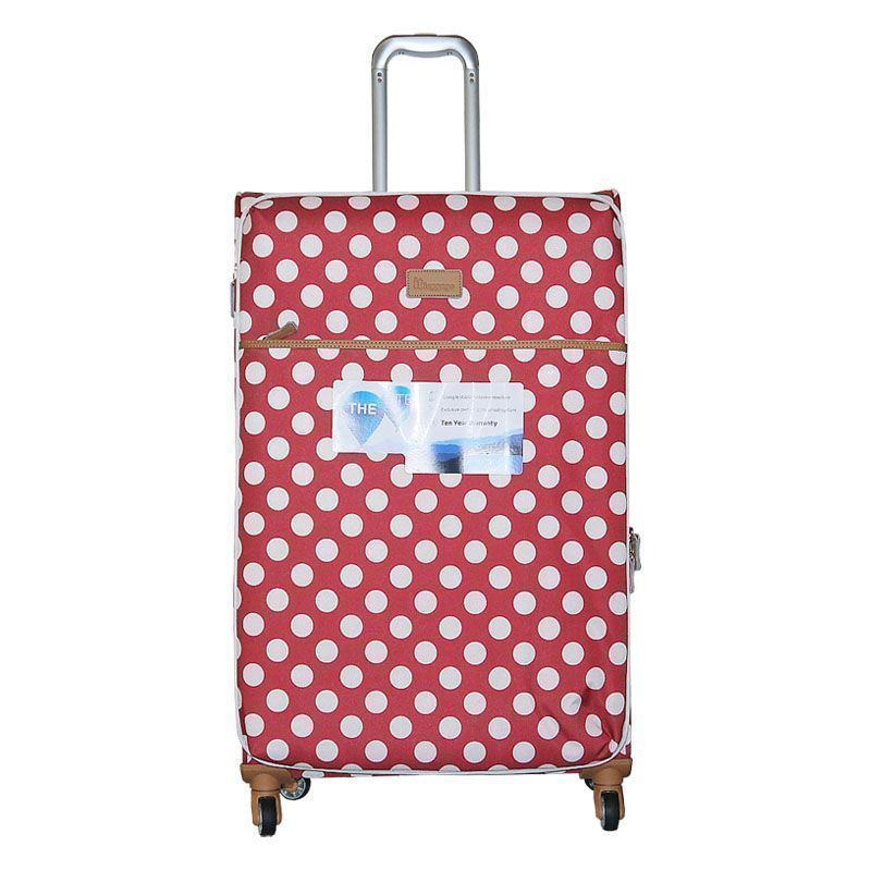 IT Luggage 31 Inch Red The Lite Summer Spots Suitcase