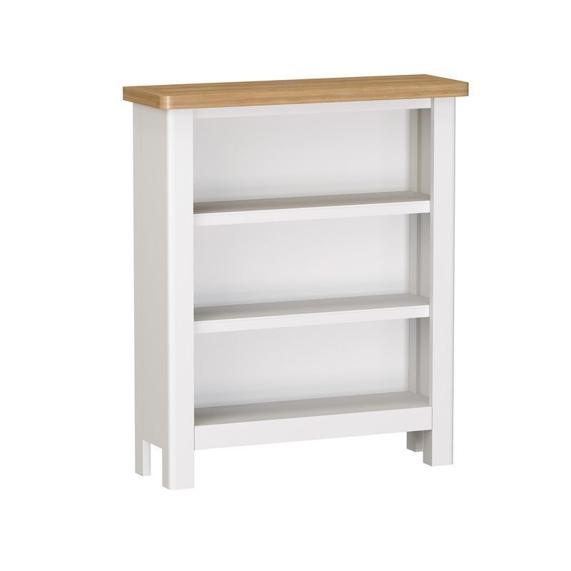 Jasmine Bookcase Oak White 3 Shelves 