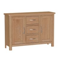 See more information about the Sienna 3 Drawer 2 Door Large Sideboard