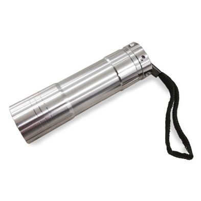 Product photograph of Silver Alluminium Led Flashlight from QD stores