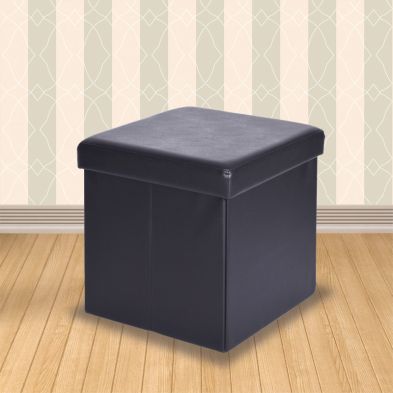 See more information about the Ottoman 38cm - Black by Norfolk Furniture