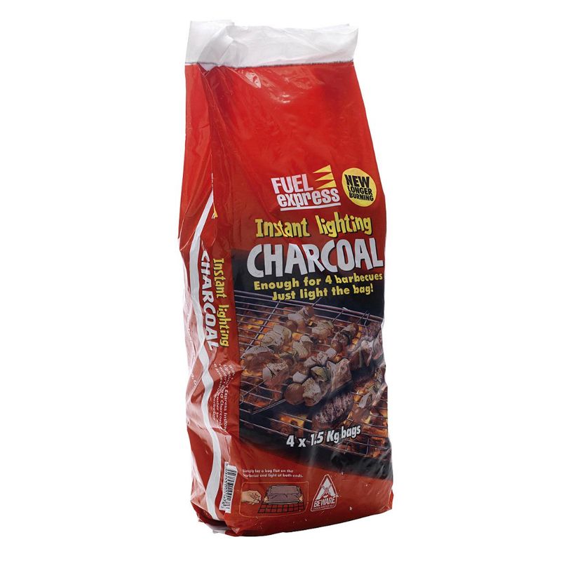 Fuel Express Instant Lighting BBQ Charcoal 6Kg