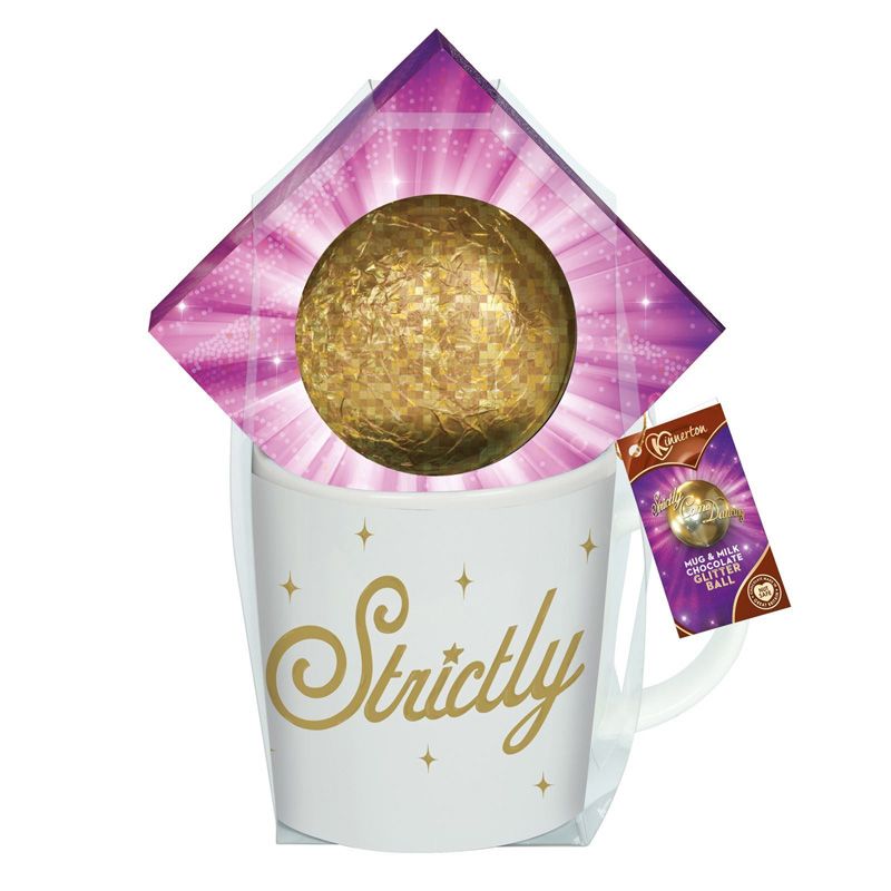 Strictly Come Dancing Mug & Milk Chocolate Glitter Ball 50g