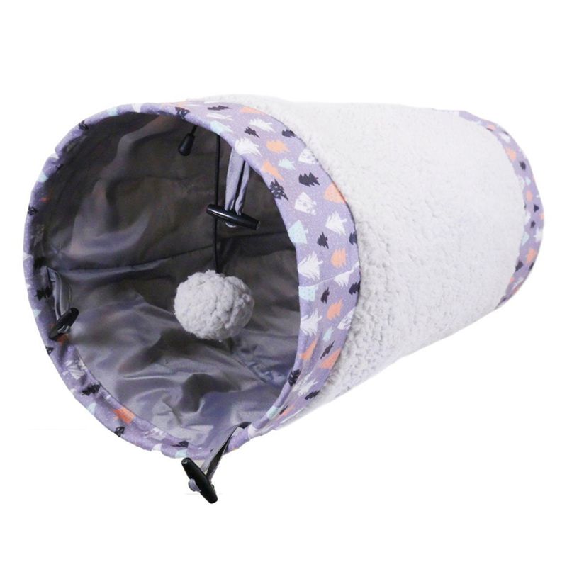 Winter Forest Cat Play Tunnel Luxury Cupid & Comet 