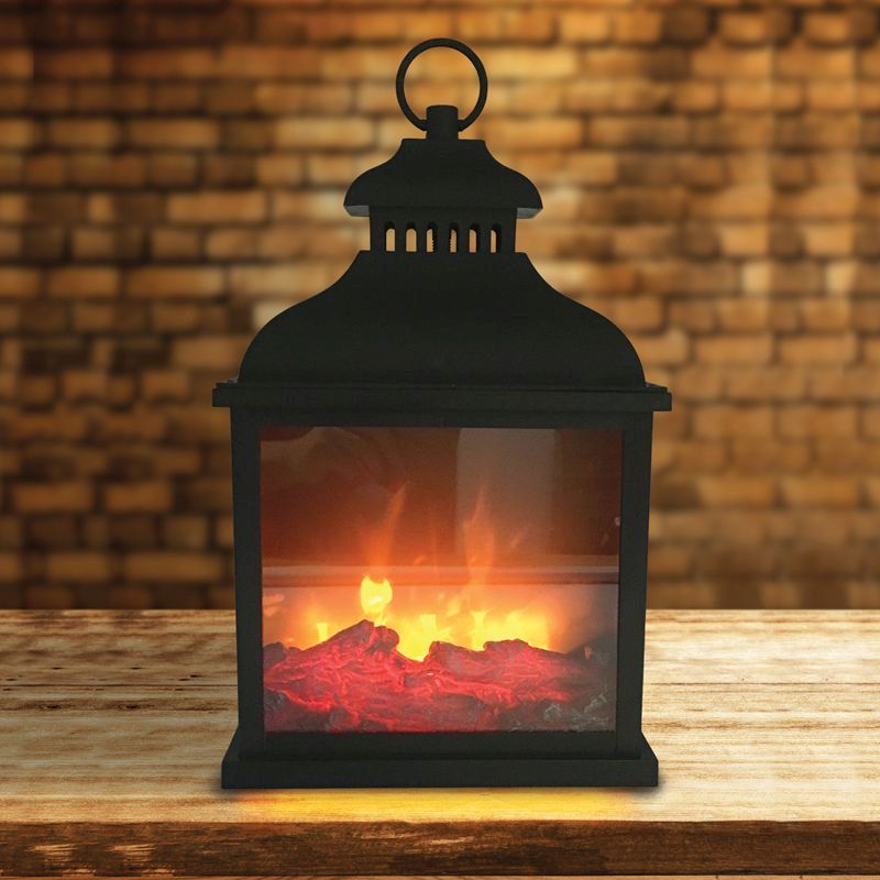 LED Fireplace Lantern Battery Operated