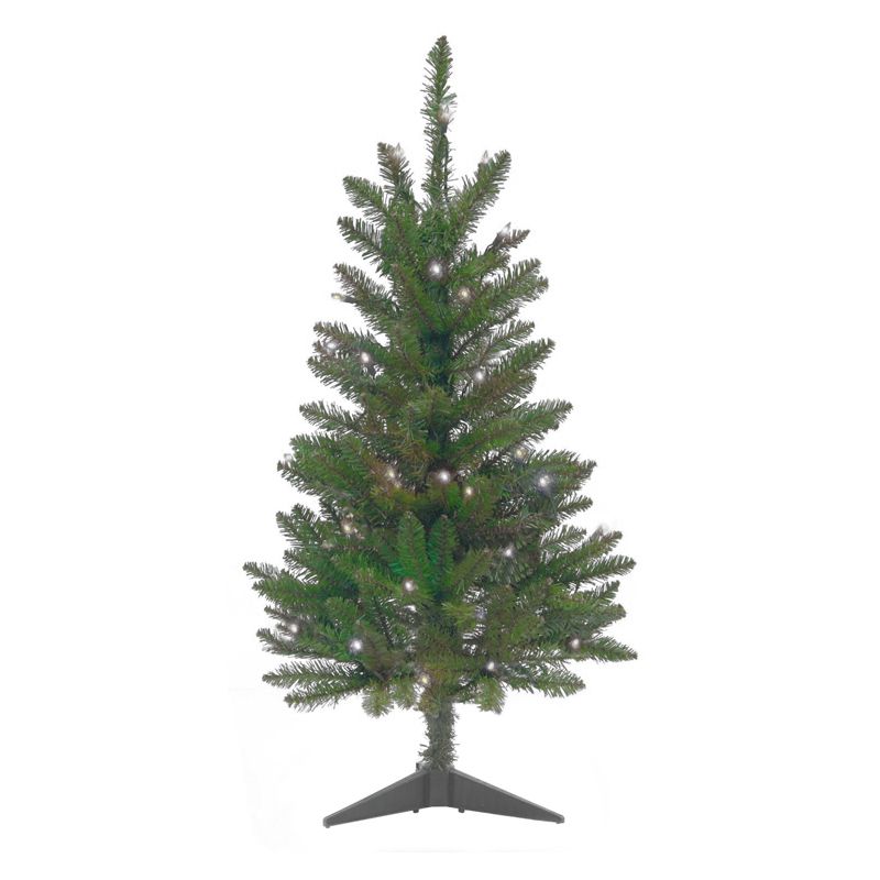 75cm (2 Foot 6 Inch) Warm White Pre Lit Christmas Tree