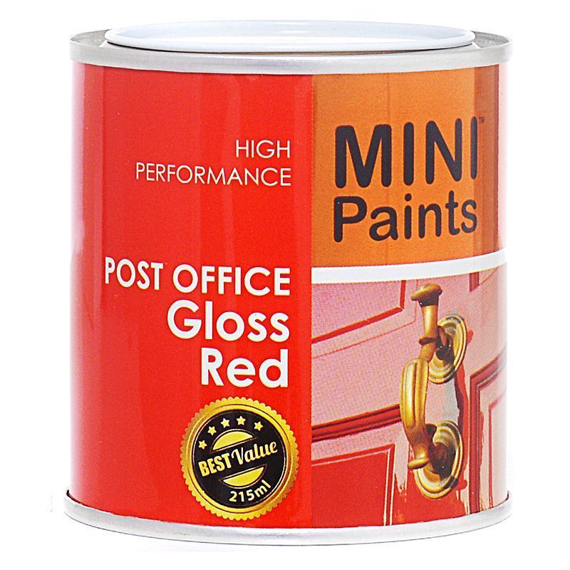 Mini Paints Gloss Paint 215ml - Post Office Red - Buy Online at QD Stores
