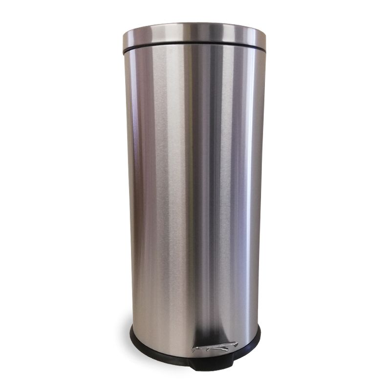Stainless Steel Bin Peddle Lid 30 Litres - Silver by Essentials