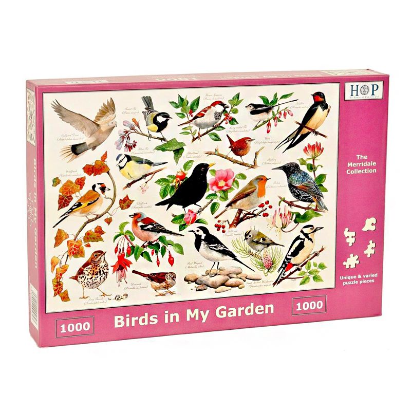 House Of Puzzles Jigsaw Birds In My Garden 1000 Pieces