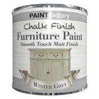 See more information about the Paint Factory Chalk Finish Furniture Matt Paint 250ml - Winter Grey