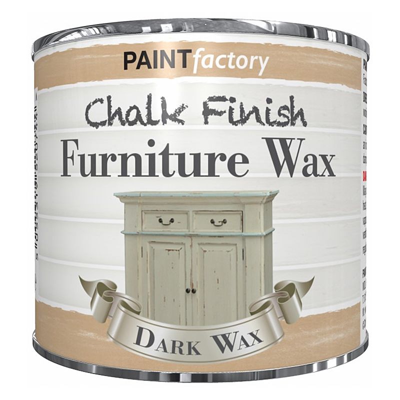 Paint Factory Chalk Finish Furniture Wax 200ml - Clear Dark Wax