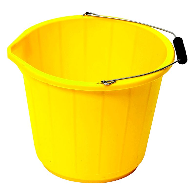 Heavy Duty Yellow Builders Bucket