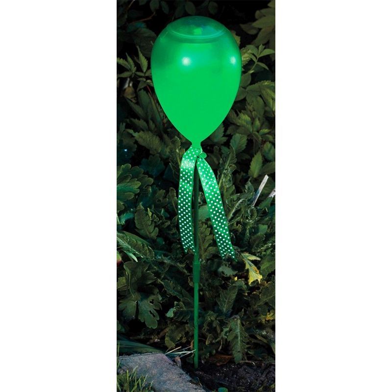 Bright Garden Balloon Stake Solar Light - Green