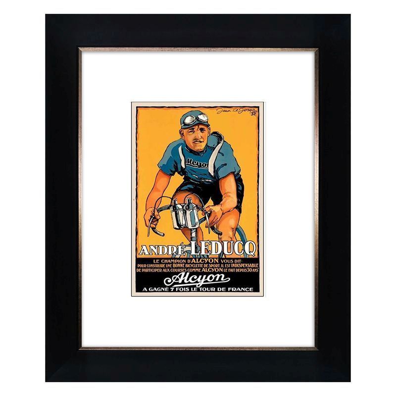 Cycling Leducq Framed Print Wall Art 10 x 8 Inch