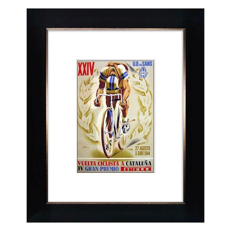 Cycling XXIV Framed Print Wall Art 10 x 8 Inch