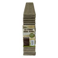 See more information about the 24 Pack Growing Patch Square 6cm Fibre Seed Pot